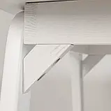 Стіл кухонний обідній Floki 140 х 80 дуб Білий, фото 5