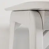 Стіл кухонний обідній Floki 140 х 80 дуб Білий, фото 7