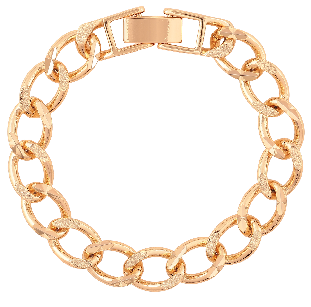 Браслет Xuping Позолота 18K «Ланцюжок Панцирний» довжина 18.5см х 10мм