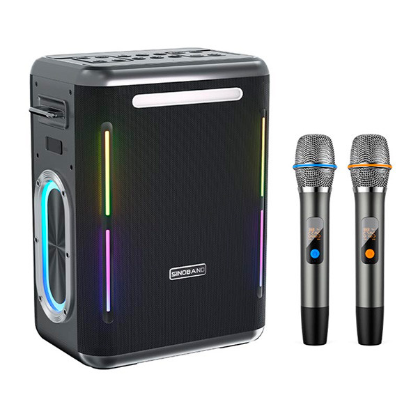 Акустика-караоке Xdobo Party 1981 IPX5 |BT5.3, TWS, EQ, AUX/TF/USB, 300W, 20h| чорна