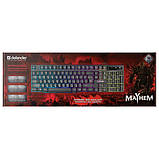 Клавіатура Defender Mayhem GK-360DL RGB підсвічування, 19Anti-Ghost, фото 8