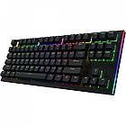 Ігрова клавіатура Hator Gravity X TKL orange, кількість клавиш 87, RGB-підсвічування, USB, 364 х 136 х 35 мм, довжина кабелю 1,
