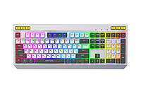 Ігрова клавіатура Hator Icefall USB, RGB підсвічування, White