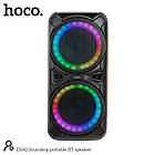 Акустика-караоке Hoco Sounding BT speaker DS42 |BT5.0, TWS, AUX/USB/TF/FM, 30W| чорна, фото 7