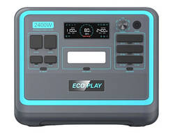 Портативна зарядна станція EcoPlay P2400