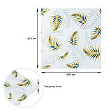 Панель стінова 3D 680х670х4мм Папороть на білому фоні (D) SW-00001981, фото 5