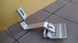 Кронштейн (закладна) для монтажу сонячних панелей на керамічну черепицю