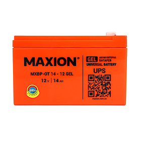 Акумулятор мото 12V 14Ah (GEL) MAXION