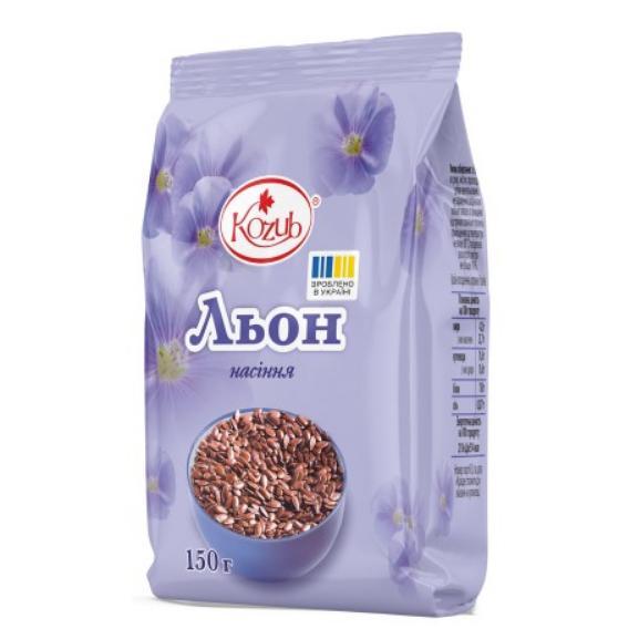 Насіння темного льону, 150г ,Козуб, фото 1