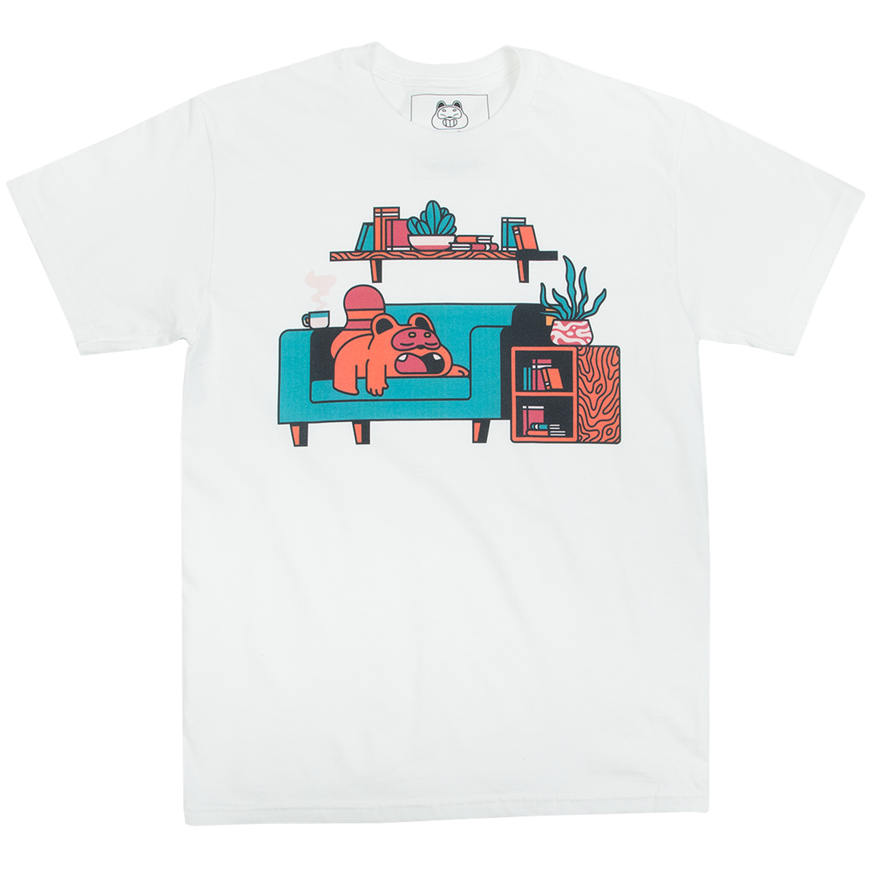 Футболка біла LOYS Nuki Merch Nuki Napping, фото 1