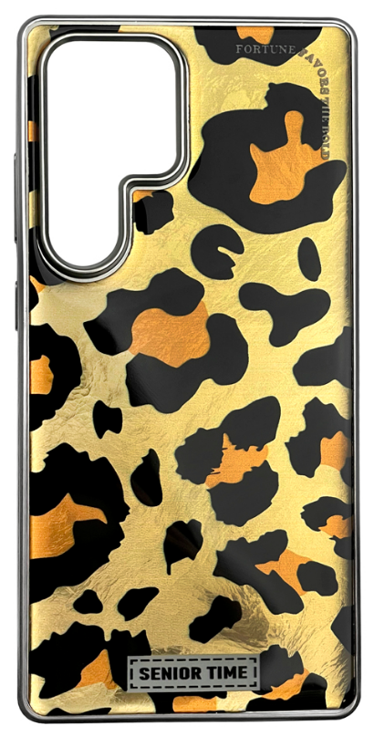 TPU чохол Leopard Case для Samsung Galaxy S25 Ultra / gold