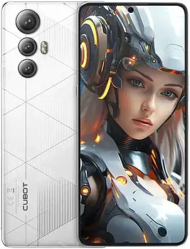 Смартфон CUBOT MAX 5 12/256 White, NFC, 100+5+0.3/32Мп, 2 SIM, 6.95" IPS, Dimensity 8200, 5100 мАч, 5G