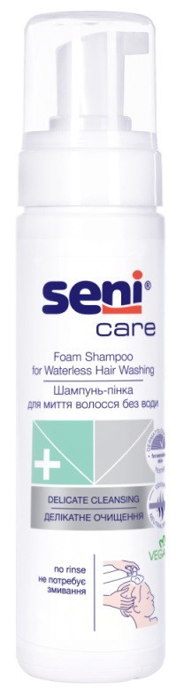 Шампунь-пінка Seni Care для миття волосся без води  200 мл