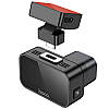 Автомобільний відеореєстратор Hoco mini screen Dashcam DV10 1080p WiFi перегляд та керування з телефону, фото 4