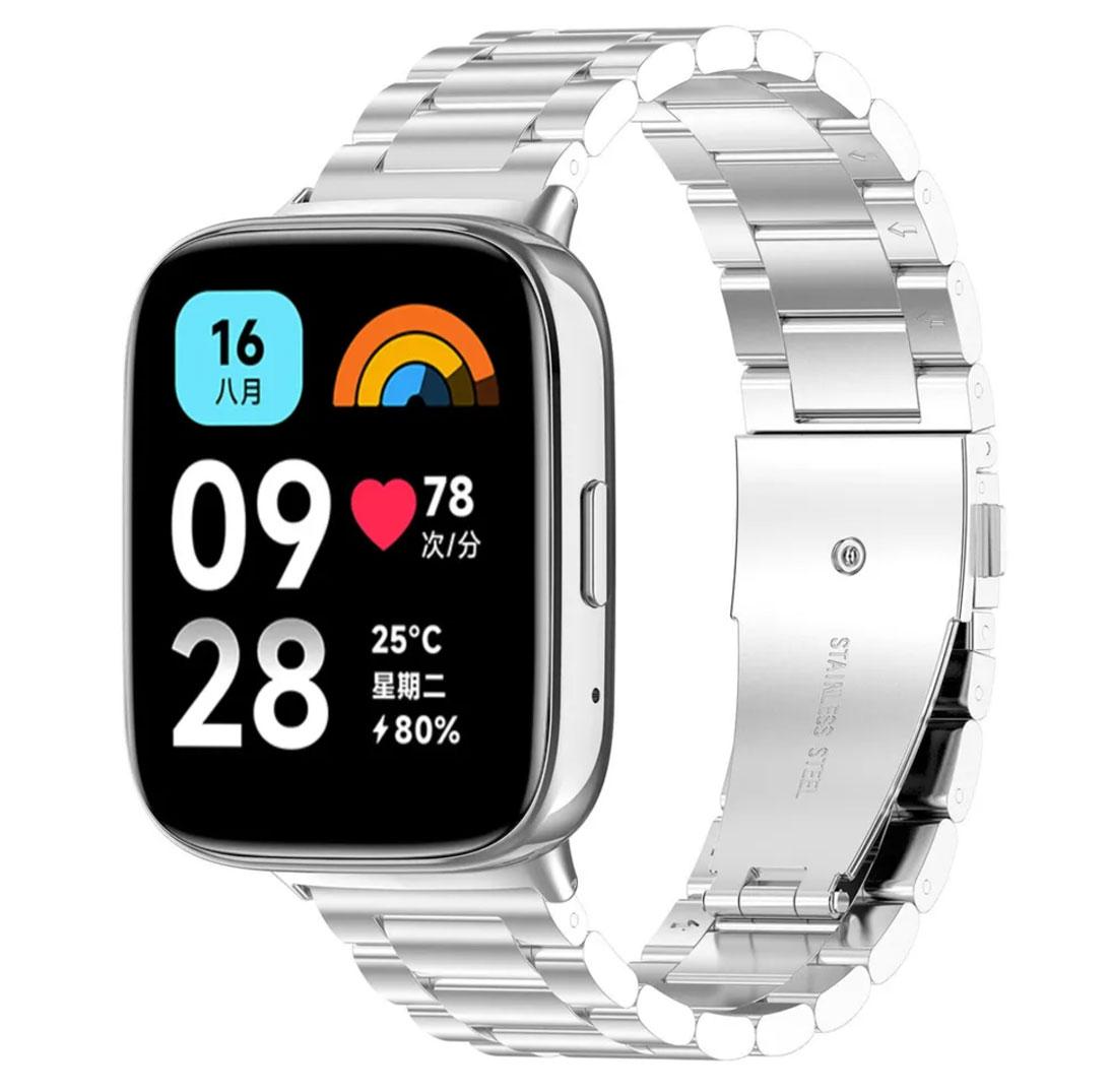 Металевий ремінець Primolux для годинника Xiaomi Redmi Watch 3 Active - Silver, фото 1