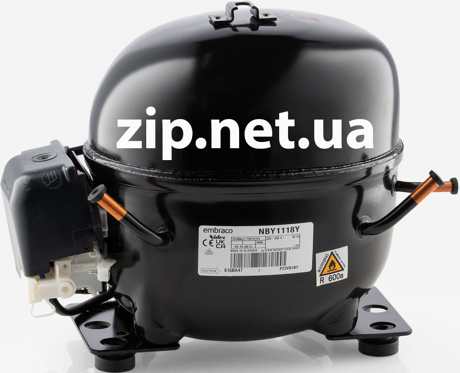 Компресор NBY 1118 Y, 14.4 куб. 244 W, (R-600) 220 v, Embraco