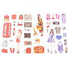 Наклейки Дівчата 6 листів NKL050, фото 2