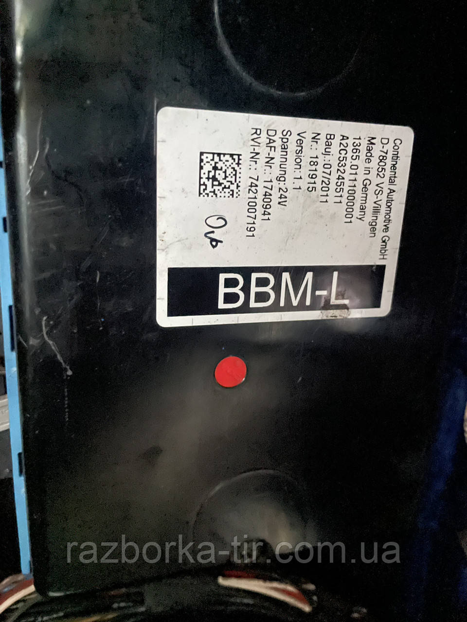 Блок управління BBM -L DAFE6-106 -105 б/в в оригіналі 1740941