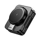 Зарядка Qi HOCO Ingenious 3-in-1 folding magnetic wireless charger CQ11 |15W| чорна, фото 4