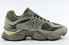 Кросівки жіночі New Balance 9060 коричневі, фото 4
