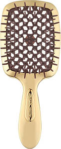 Розчіска Janeke 1830 Superbrush Gold/Brown Limited Edition (золото з коричневим)