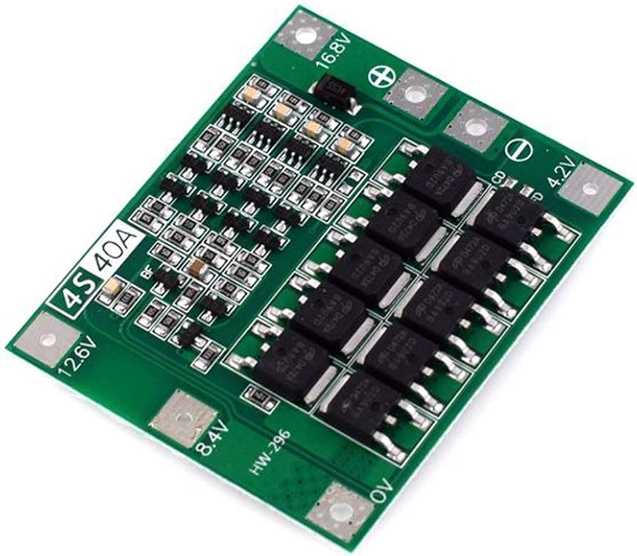 Плата захисту для 4S 40A акумуляторів LI-ION, без балансира, 40 А HW-296