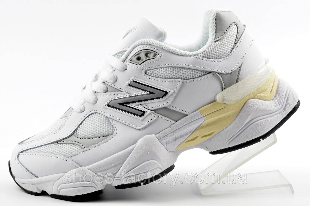 Білі кросівки New Balance 9060 унісекс