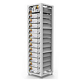 Стійка для високовольтної батареї Deye 3U-LRACK - 8 батарей і BMS, фото 5