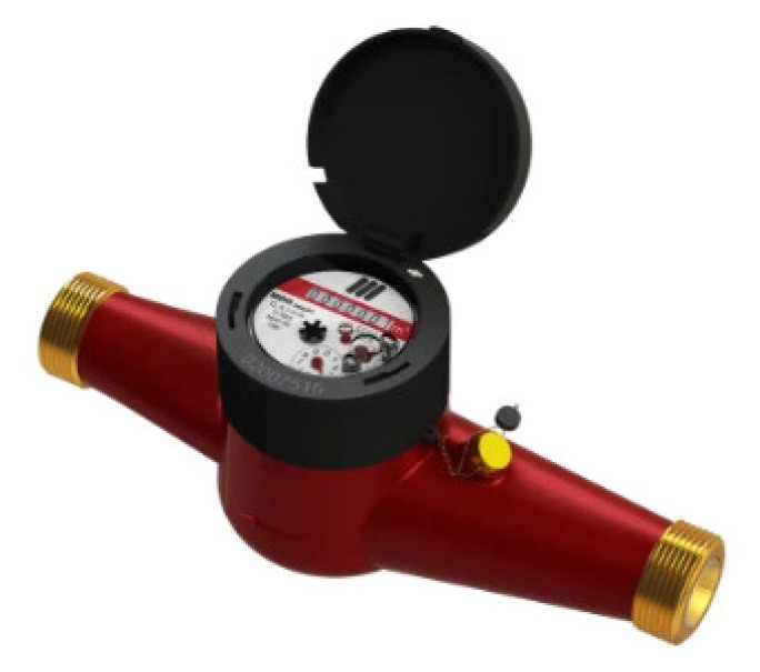 Лічильник води 1 1/4" (ду 32) Metron MDH Smart+ Qn=10.0 m3/год багатоструменевий Україна