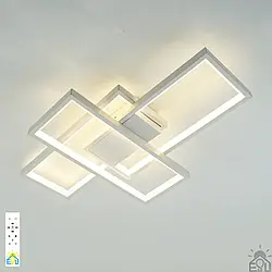 Смарт люстра Esllse SVEN 70W 3S SMART LED WHITE біла 550x360x75мм світлодіодна з пультом і додатком для смартфону