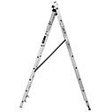 Драбина алюмінієва 3-х секційна LADDER STANDART (3х9 сходинок) (190-9309), фото 2