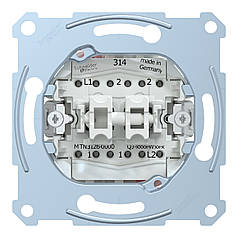 Механізм вимикача 2-клавішного прохідного Merten MTN3126-0000