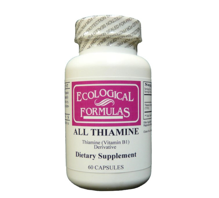 Ecological Formulas Allithiamine Vitamin B1 / Аллітіамін вітамін Б1 50 мг 60 капсул