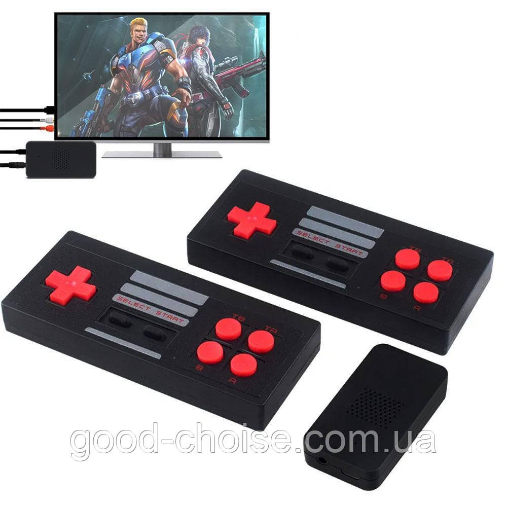 Ігрова приставка GAME 620 з бездротовими джойстиками до телевізора / Портативна ігрова консоль на 620 ігор, фото 1