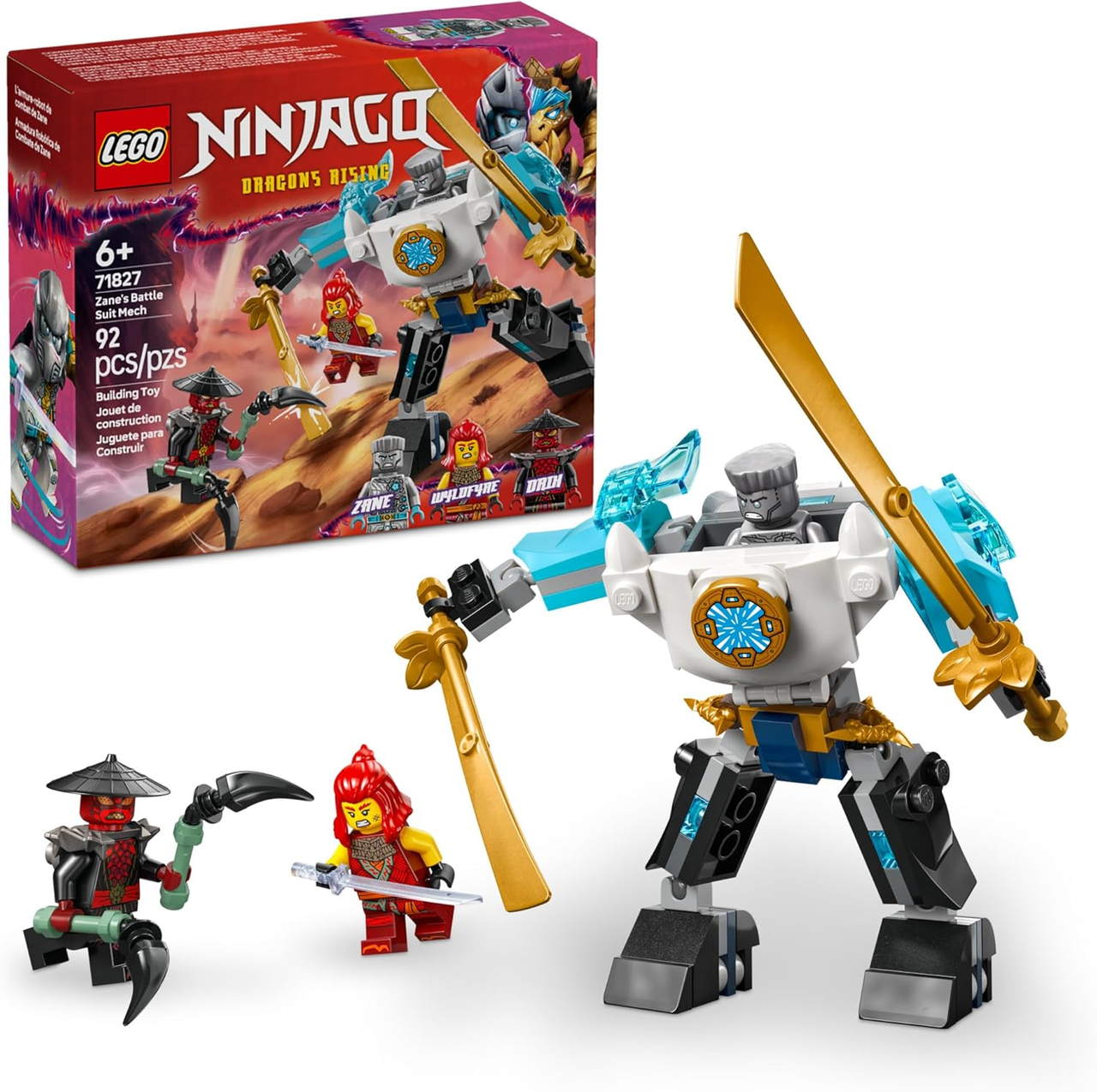 Конструктор ЛЕГО Ніндзяго Зейн Бойові боєприпаси Зейна Lego Ninjago 71827
