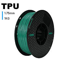 Пластик KINGROON TPU  Green (B01397), Classic Spool, 1.75мм, 1кг, 335м, 210-230°C, Зелений філамент для 3Д-друку