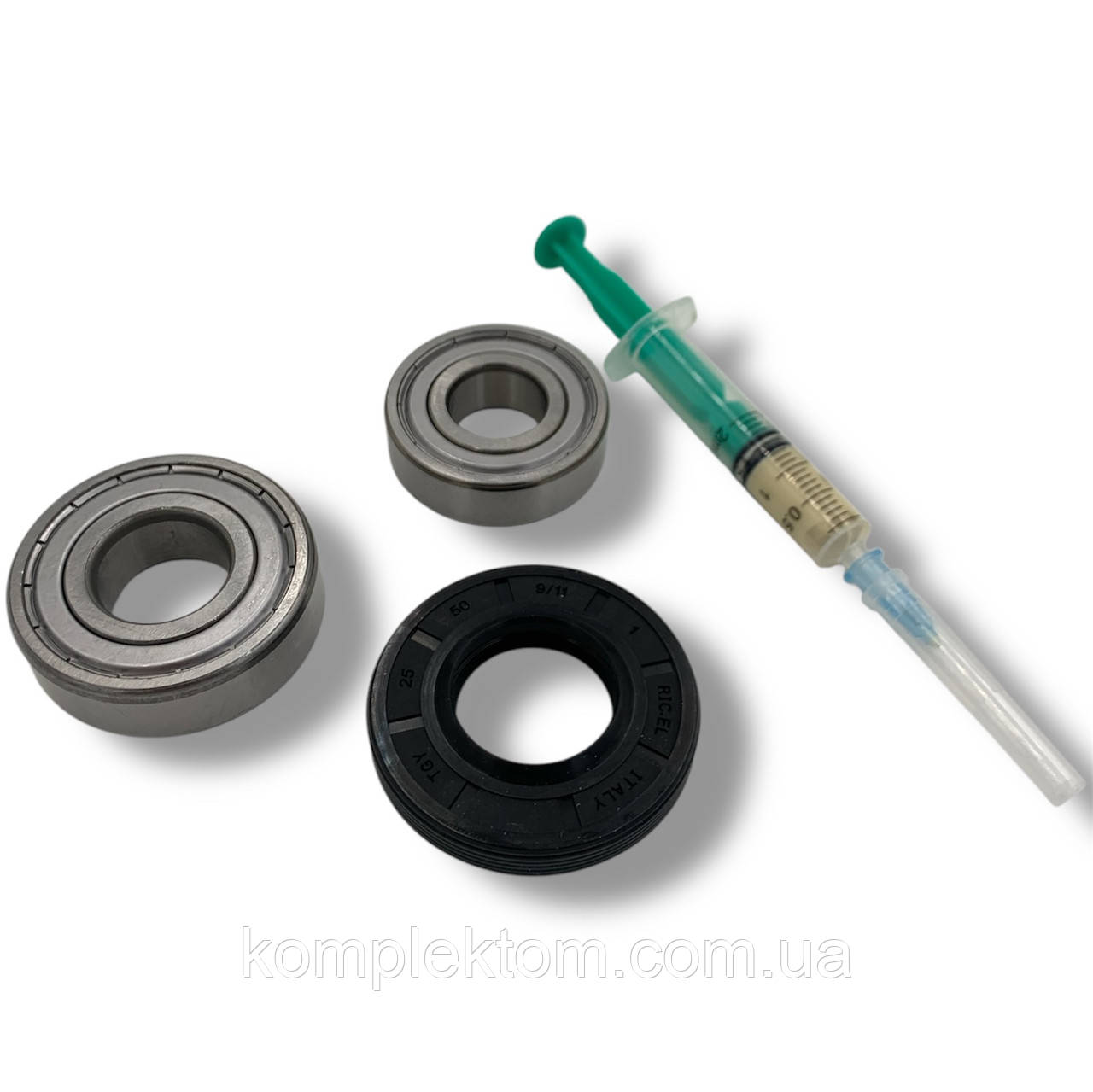 Набір підшипників SKF і сальник для пральної машини Beko (6203+6204+25*50*9/11)