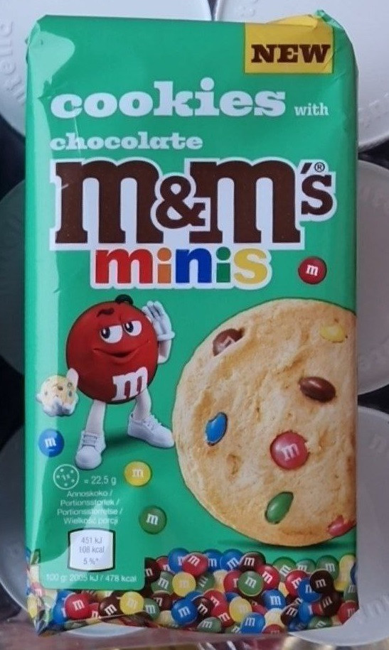Печиво M&m's cookies 180g, Великобританія
