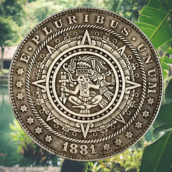 Сувенір монета долар СШАang 1881г "Майже, як у Мая". Hobo Coin American Morgan