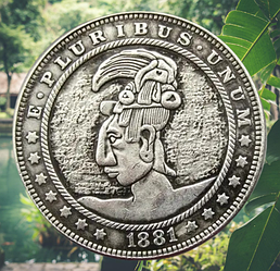 Сувенір монета 1 долар США 1881 "Туземець". Hobo Coin American