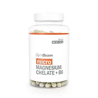 Мікро Магній Хелат + В6 - GymBeam, 90 капсул