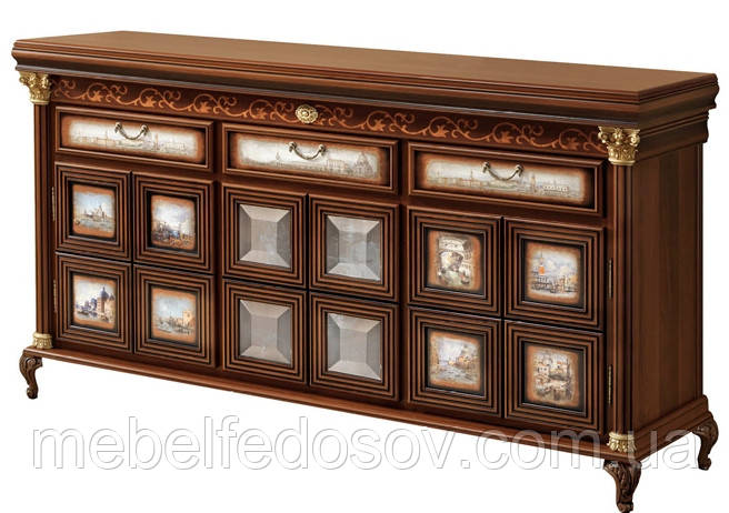 Комод Венеція БАР (Скай) 2070х1200х520мм, фото 1