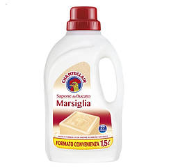 Рідкий мильний засіб ChanteClair для прання з ароматом марсельського мила 1.5 л 27 прання