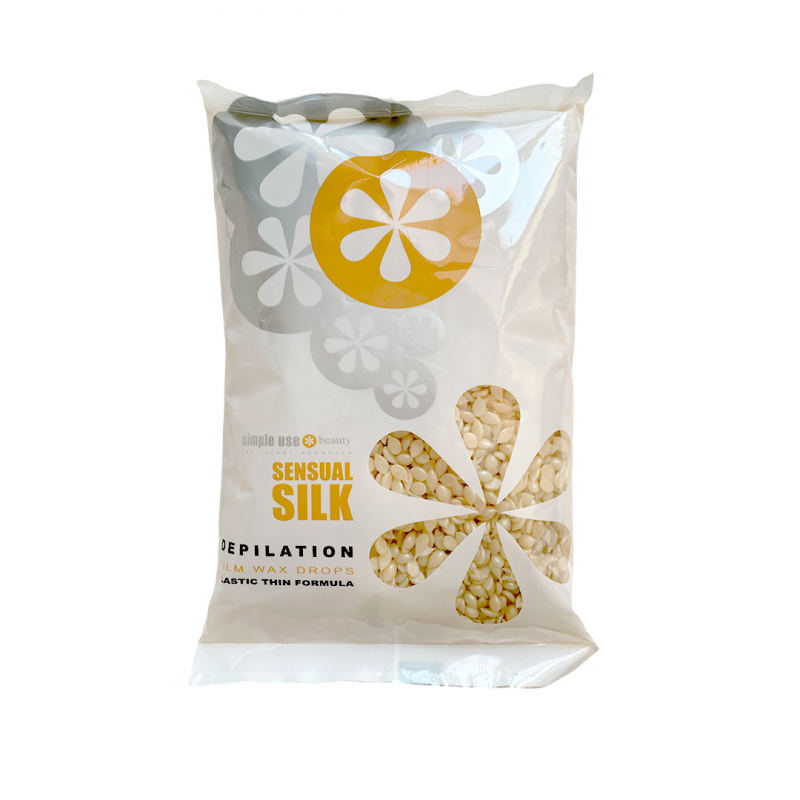 Плівковий віск Simple Use Beauty “ЧУТТЄВИЙ ШОВК” на натуральній основі 800 г