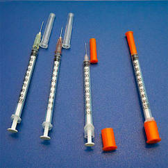 Шприц   1мл U-100 інтегрована голка 30G 0.3*13 Alexpharm в пачці 180 шт.