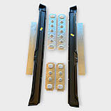 Пороги зовнішні у зборі ВАЗ 2109,21099,2115 вир-во Начало (8 частин), фото 2