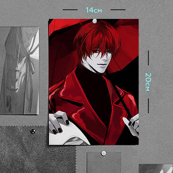 "Містер Скарлетелла (Хомісайфер / Homicipher)" плакат (постер) розміром А5 (14х20см)