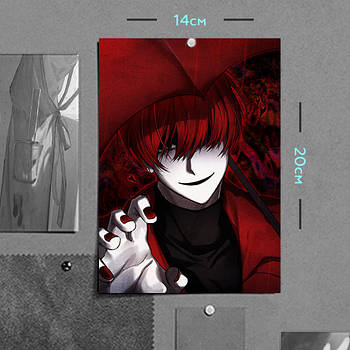 "Містер Скарлетелла (Хомісайфер / Homicipher)" плакат (постер) розміром А5 (14х20см)