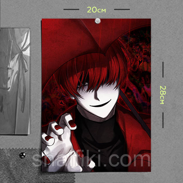 "Містер Скарлетелла (Хомісайфер / Homicipher)" плакат (постер) розміром А4 (20х28см), фото 1