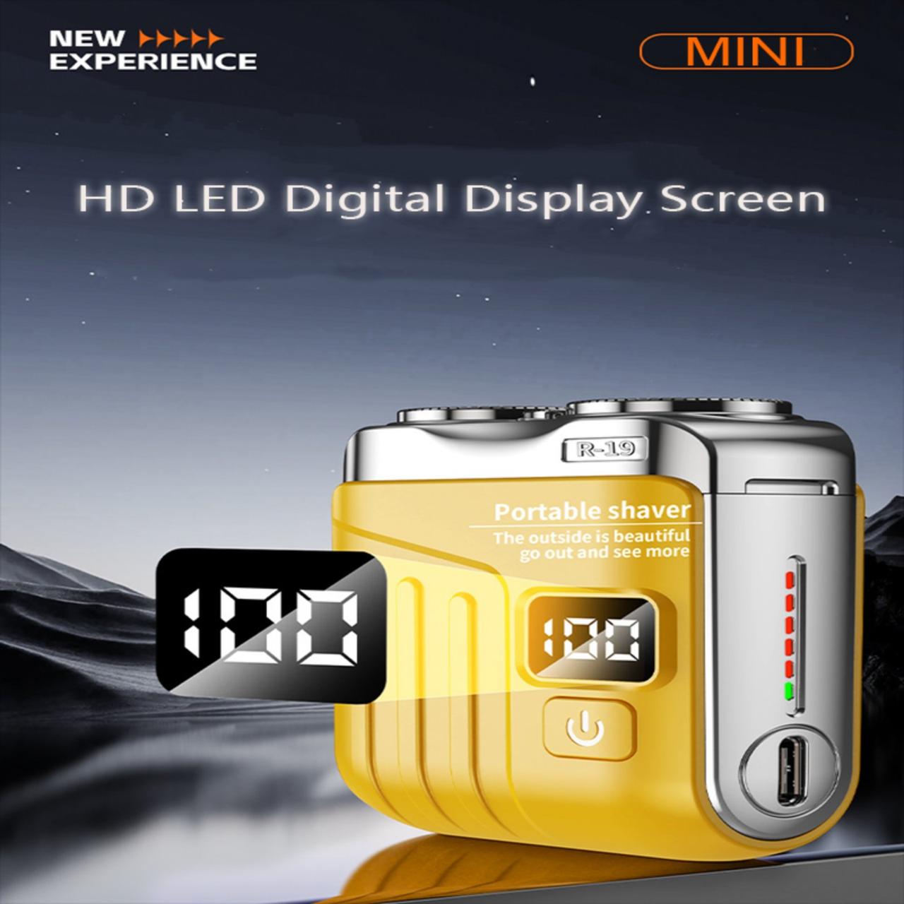 Чоловіча бритва Mijia R19 Smart Shaver Digital Display Mini Dual Blade